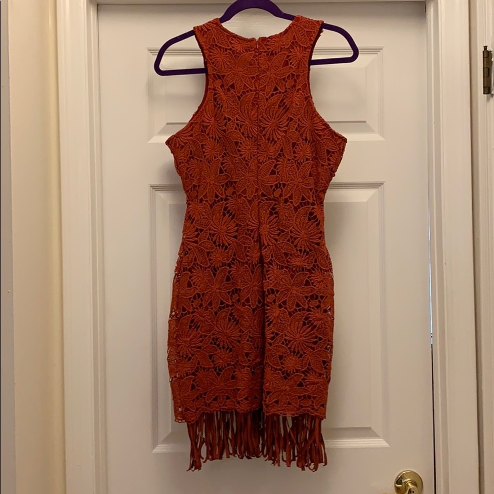 Joa Fringe Lace Fringe Dress - Picture 3 of 4